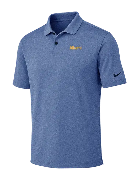 Nike Dark Royal Heather Dri-FIT Vapor Polo w/Alkami Logo