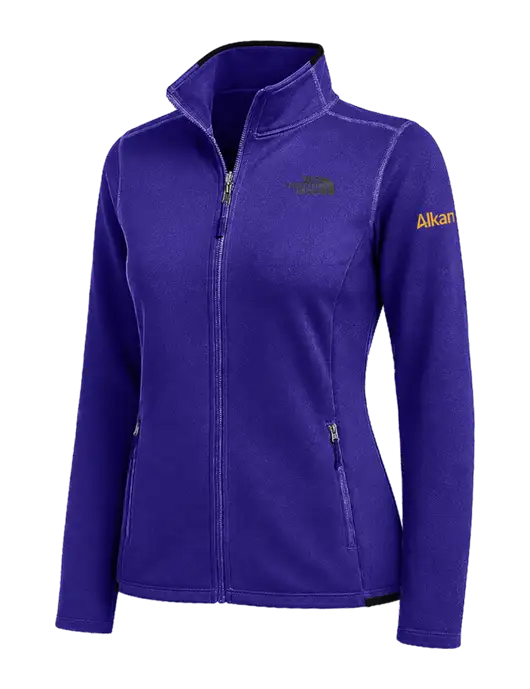 The North Face Womens Dark Royal Skyline Full-Zip Fleece Jacket w/Alkami Logo