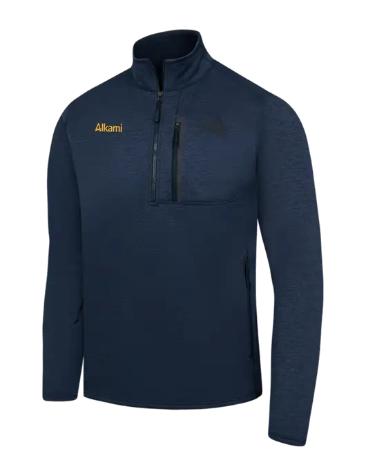 The North Face Navy Heather Skyline 1/2-Zip Fleece w/Alkami Logo