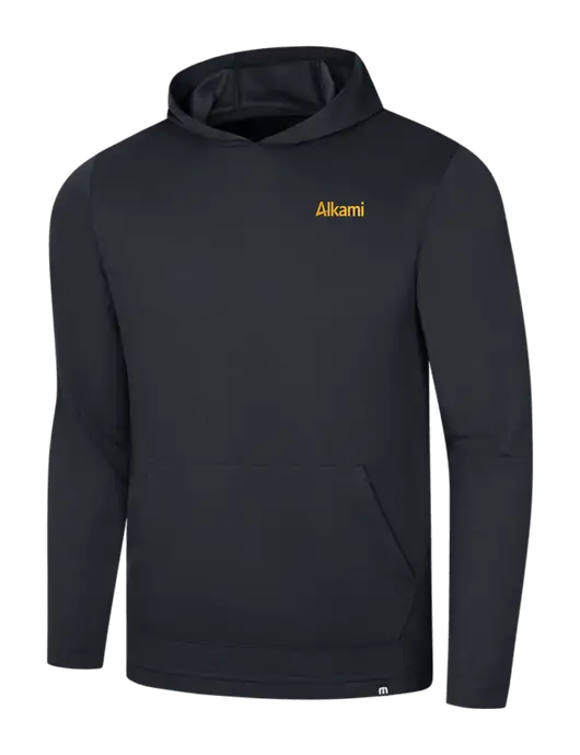 TravisMathew Black Coveside Hoodie w/Alkami Logo