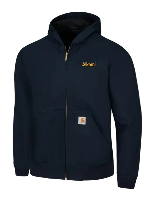 Carhartt Navy Thermal Lined Duck Active Jacket w/Alkami Logo