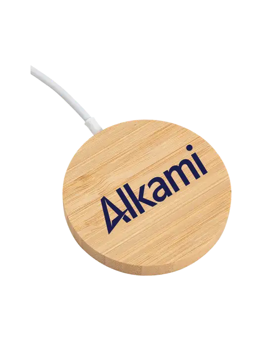 Bamboo Charging Pad w/Alkami Logo