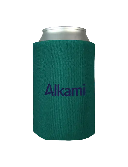 Teal Foam Coolie w/Alkami Logo