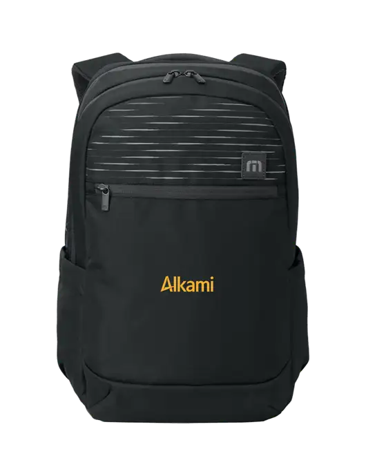 TravisMathew Black Approach Backpack w/Alkami Logo