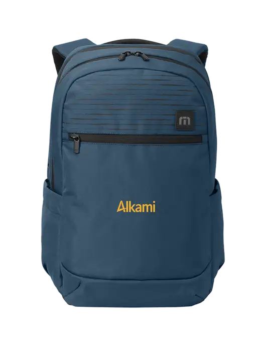 TravisMathew Light Navy Approach Backpack w/Alkami Logo