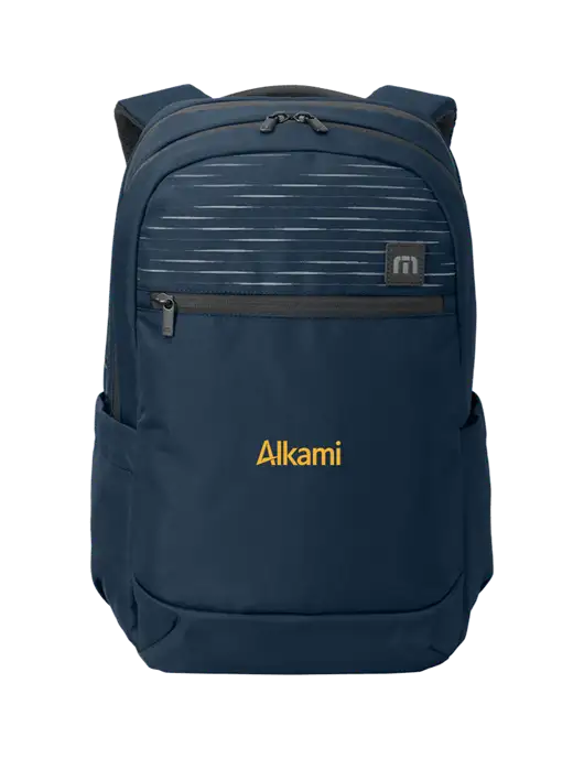 TravisMathew Navy Approach Backpack w/Alkami Logo