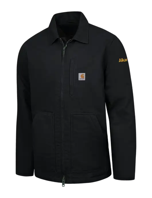 Carhartt Black Sherpa-Lined Coat w/Alkami Logo