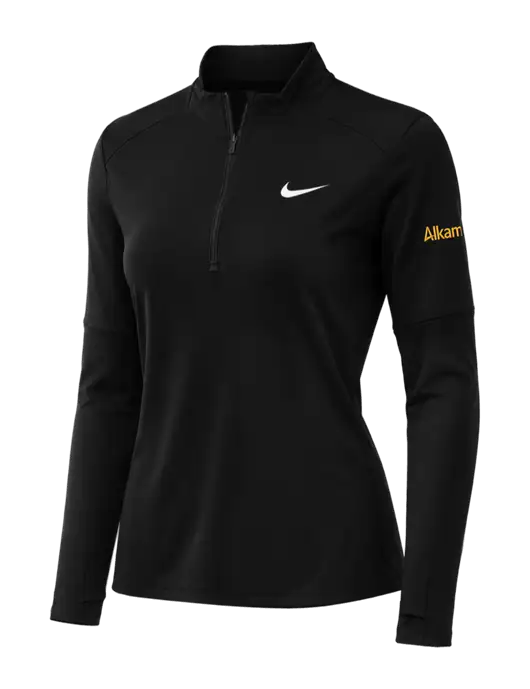 Nike Black Womens Dri-FIT Element 1/2-Zip Pullover w/Alkami Logo