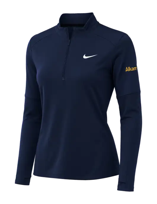 Nike Dark Navy Womens Dri-FIT Element 1/2-Zip Pullover w/Alkami Logo