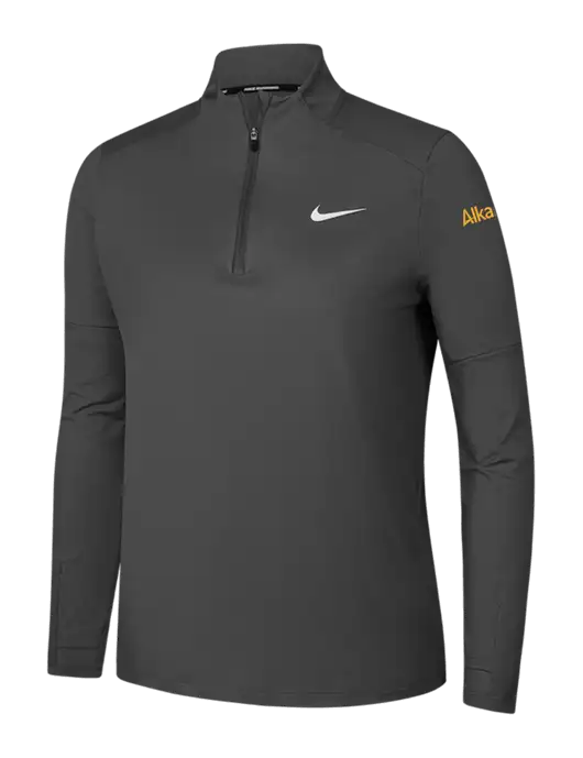 Nike Dark Grey Womens Dri-FIT Element 1/2-Zip Pullover w/Alkami Logo