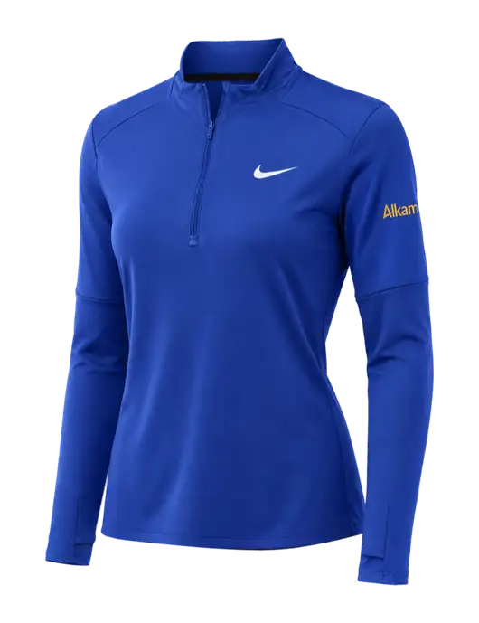 Nike Royal Womens Dri-FIT Element 1/2-Zip Pullover w/Alkami Logo
