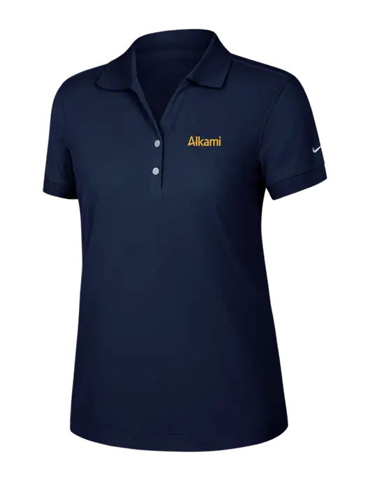 Nike Womens Dri-FIT Classic Dark Navy Polo w/Alkami Logo