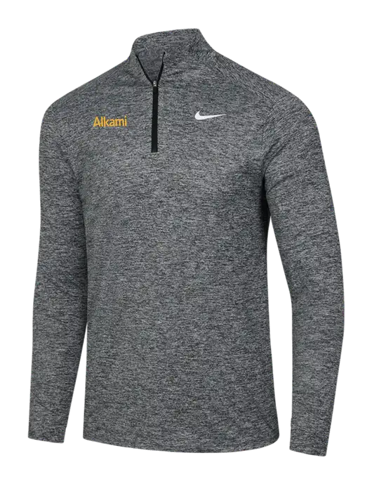 Nike Black Heather Dri-FIT Element 1/2-Zip Pullover w/Alkami Logo