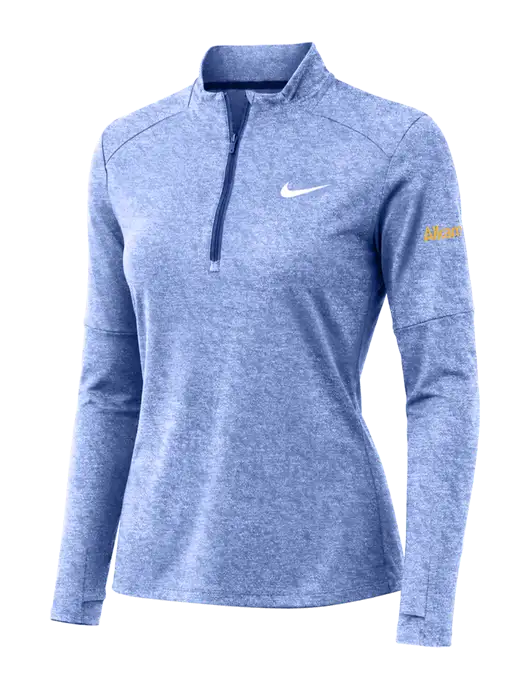 Nike Royal Heather Womens Dri-FIT Element 1/2-Zip Pullover w/Alkami Logo