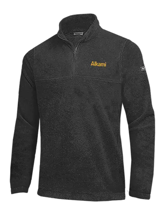 Columbia Charcoal Heather Steens Mountain Fleece 1/2 Zip Pullover w/Alkami Logo