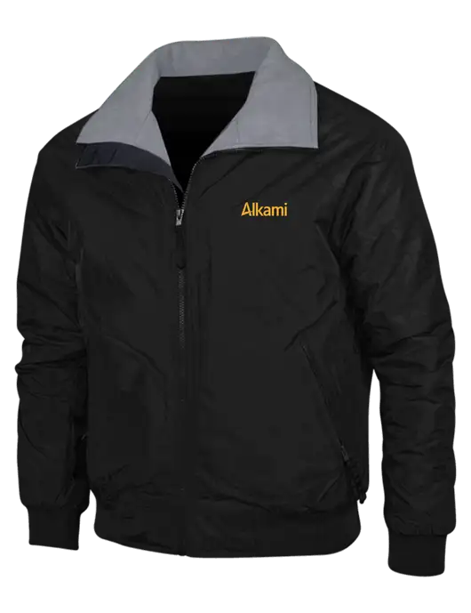 Black/Grey Classic Challenger Jacket w/Alkami Logo