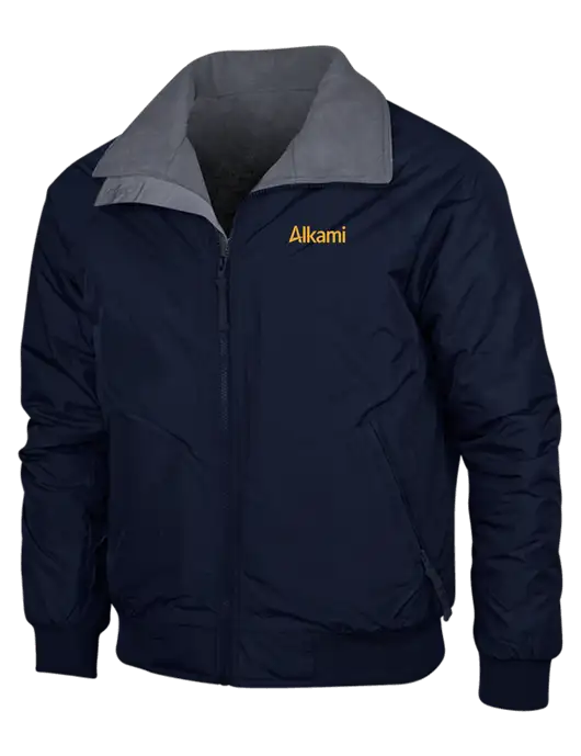 Navy/Heather Grey Classic Challenger Jacket w/Alkami Logo
