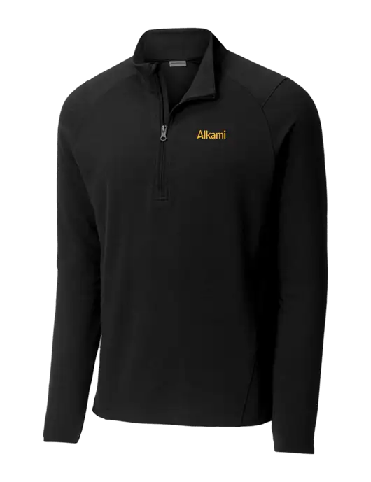 Sport-Wick Flex Fleece Black 1/4-Zip w/Alkami Logo