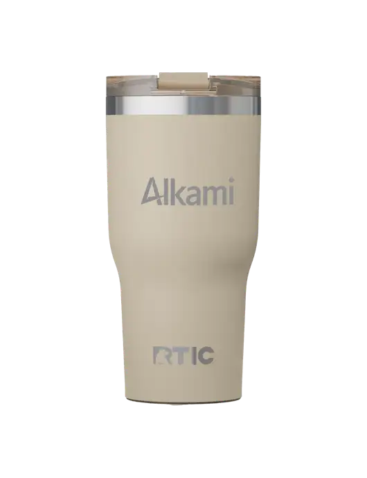 RTIC Essential 30 oz Tan Tumbler w/Alkami Logo
