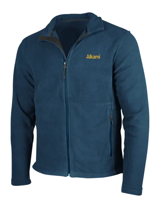 Light Navy Fleece Jacket w/Alkami Logo