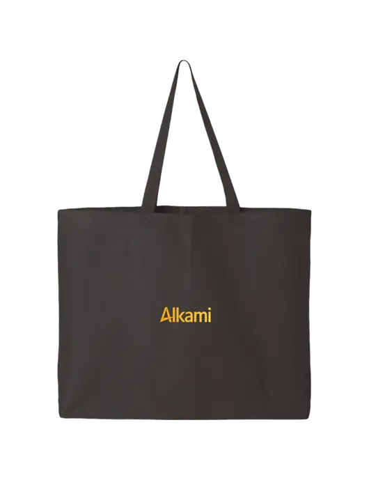 Sturdy Canvas Charcoal Tote w/Alkami Logo