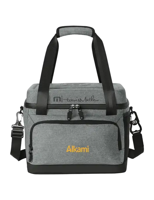 TravisMathew Medium Grey Heather Cruise 24-Can Cooler w/Alkami Logo
