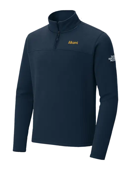The North Face Aim 1/4-Zip Dark Navy Fleece w/Alkami Logo