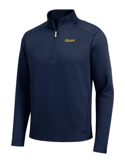OGIO Transcend Dark Navy 1/4-Zip w/Alkami Logo