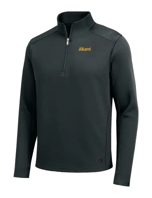 OGIO Transcend Very Dark Grey 1/4-Zip w/Alkami Logo