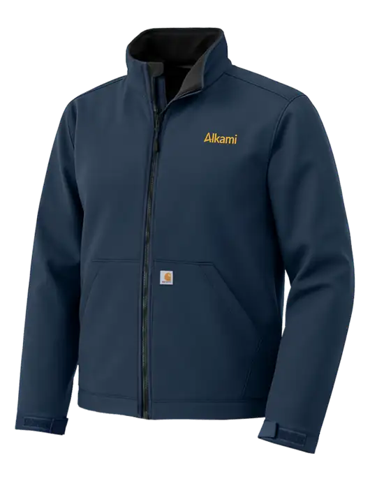 Carhartt Rain Defender Dark Navy Soft Shell Jacket w/Alkami Logo