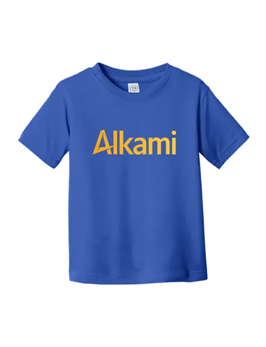 Rabbit Skins Royal Toddler Fine Jersey Tee w/Alkami Logo