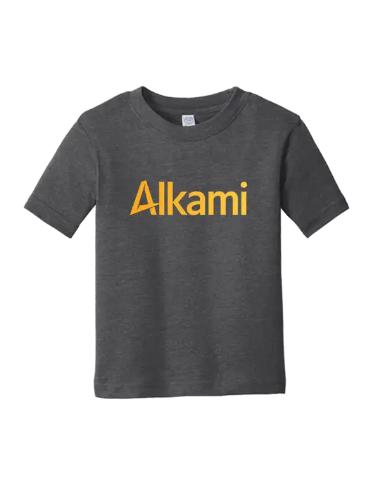 Rabbit Skins Vintage Smoke Toddler Fine Jersey Tee w/Alkami Logo