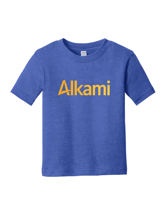 Rabbit Skins Vintage Royal Toddler Fine Jersey Tee w/Alkami Logo