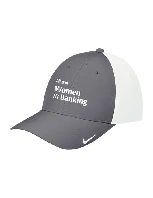 Nike Dark Grey/White Dri-FIT Legacy Cap w/Women in Banking Logo
