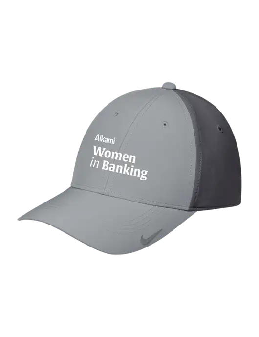 Nike Light Grey/Dark Grey Dri-FIT Legacy Cap w/Women in Banking Logo