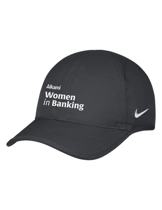 Nike Charcoal Featherlight Cap w/Women in Banking Logo